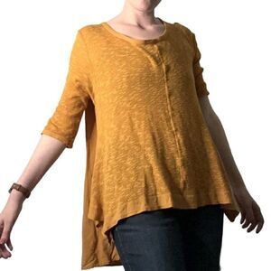 RXB Women Mustard Thermal High Low Top